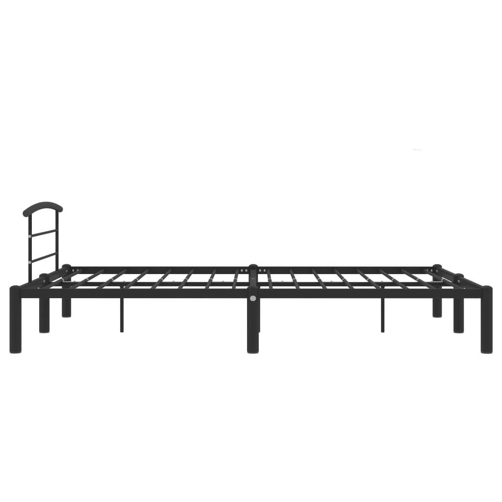sengestel 160x200 cm metal sort