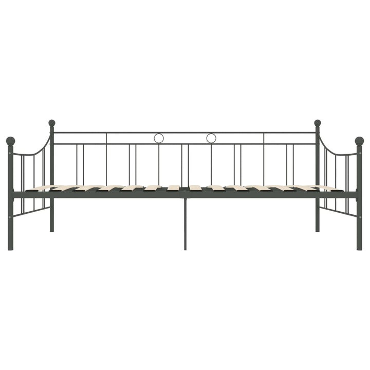 stel til daybed 90x200 cm metal grå