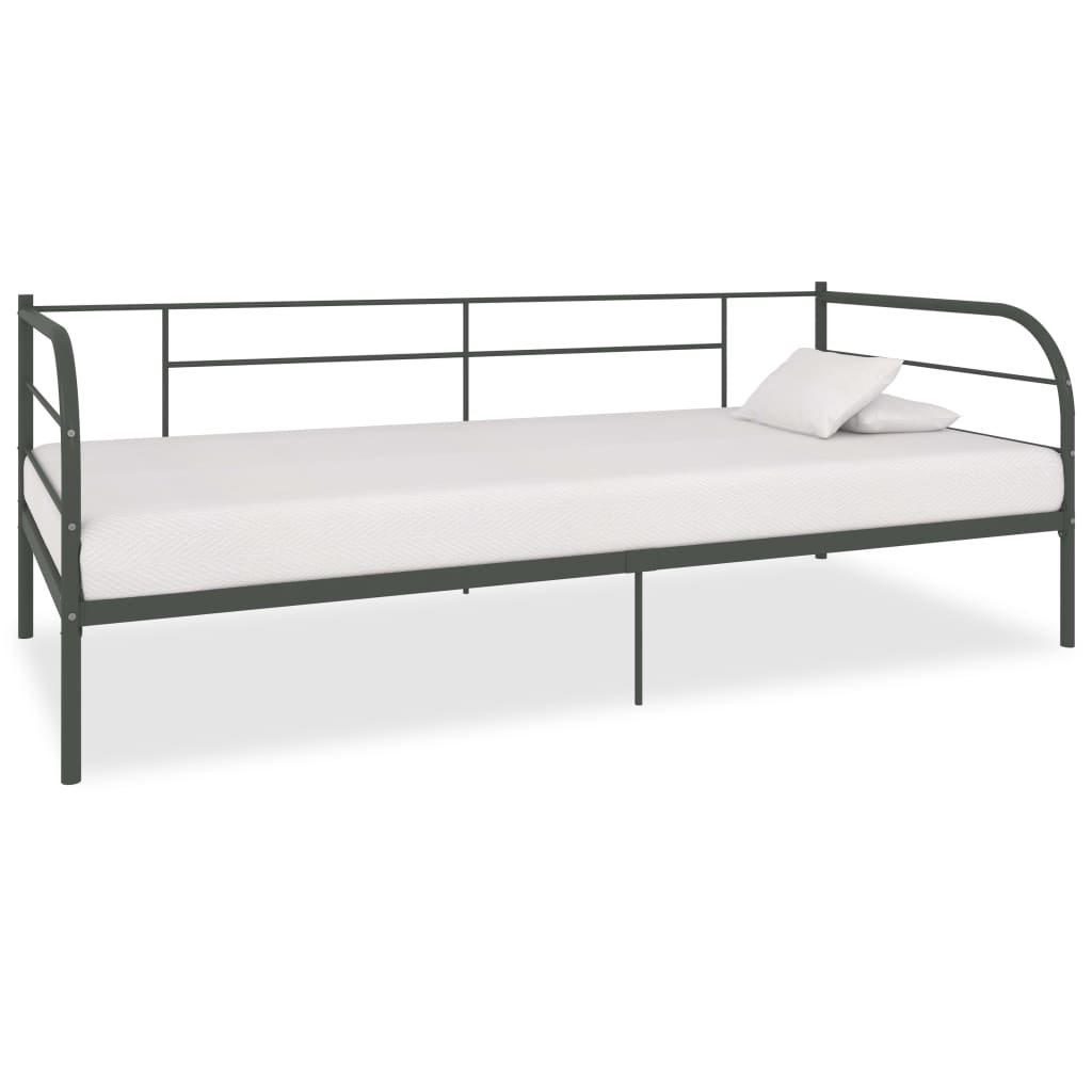 stel til daybed 90x200 cm metal grå