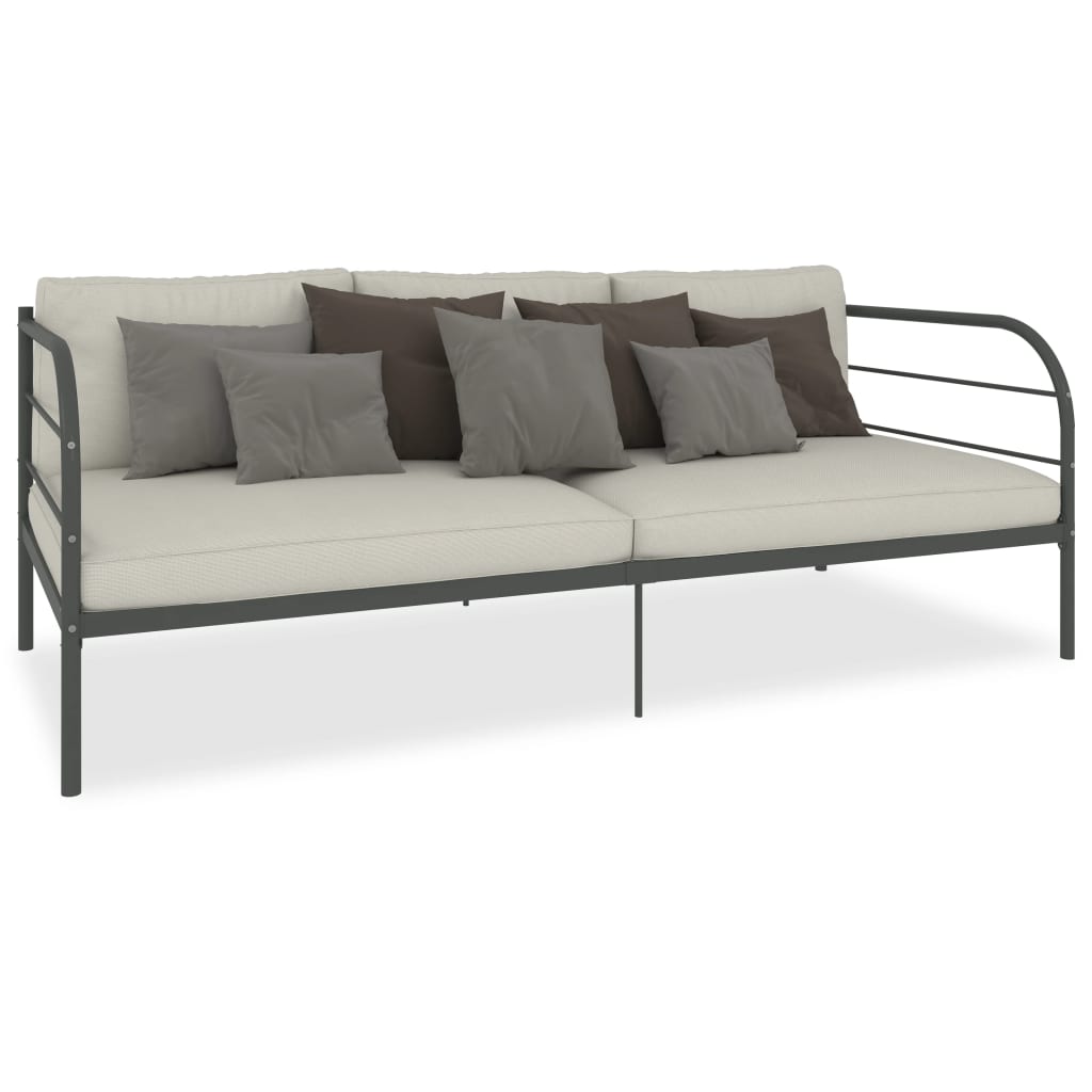 stel til daybed 90x200 cm metal grå