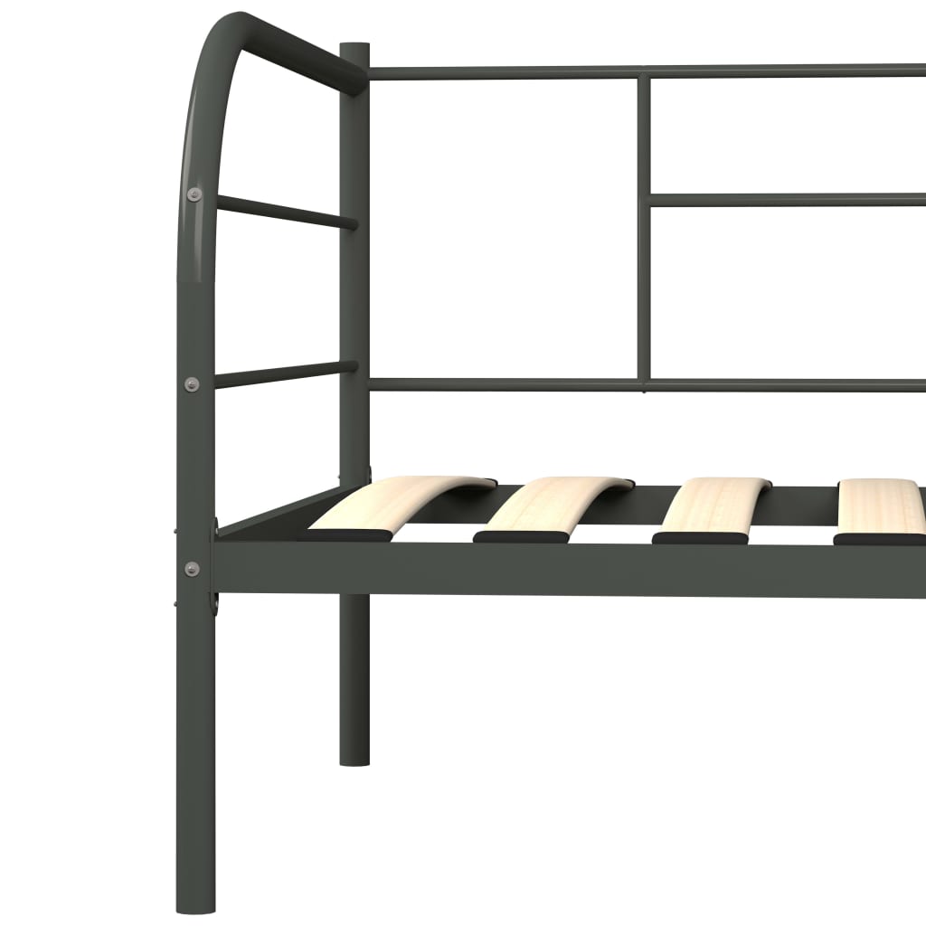 stel til daybed 90x200 cm metal grå