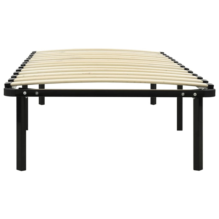 sengestel 100x200 cm metal sort