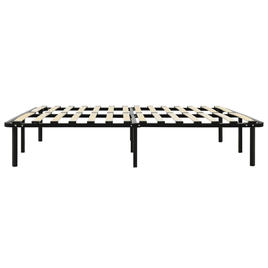 sengestel 120x200 cm metal sort