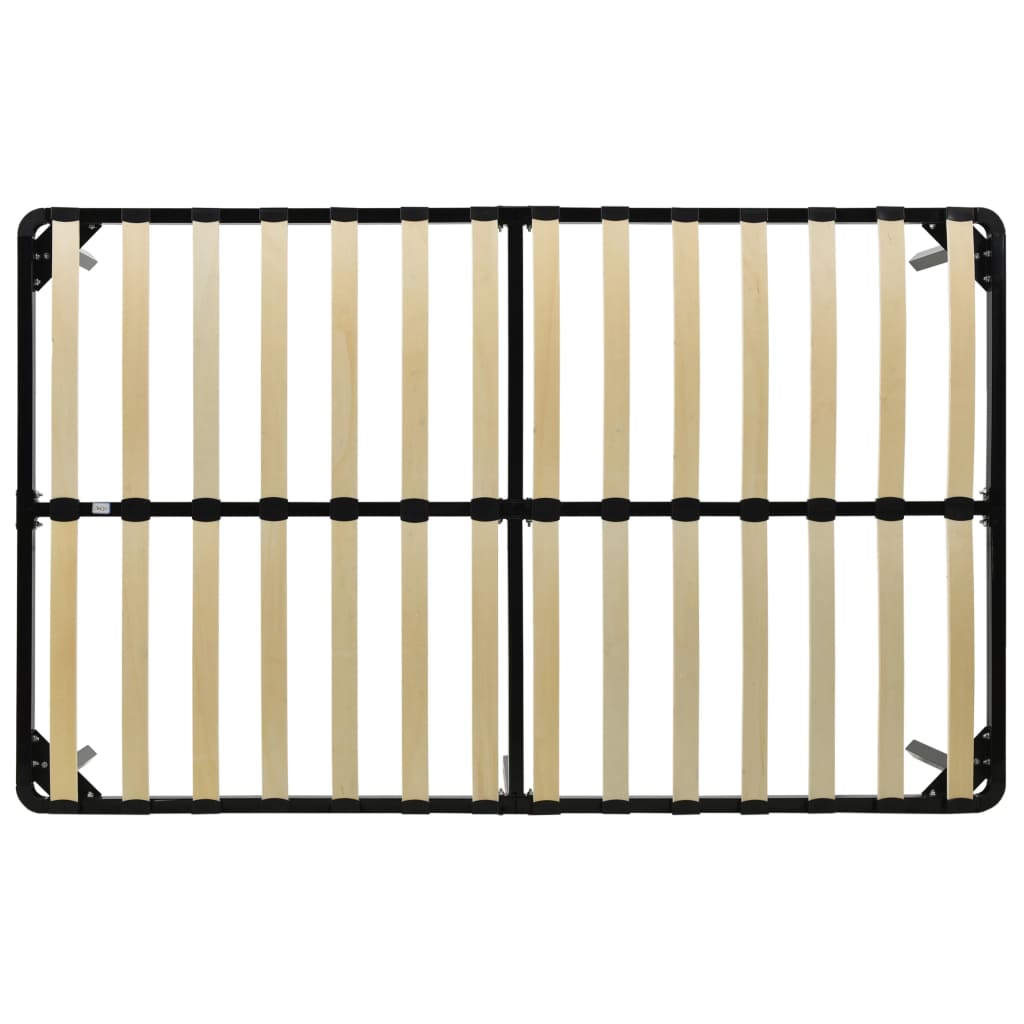 sengestel 140x200 cm metal sort