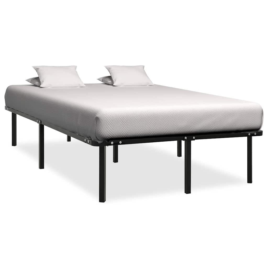 sengestel 160x200 cm metal sort