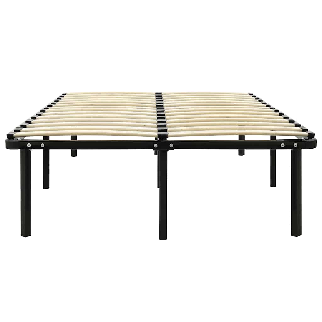 sengestel 160x200 cm metal sort