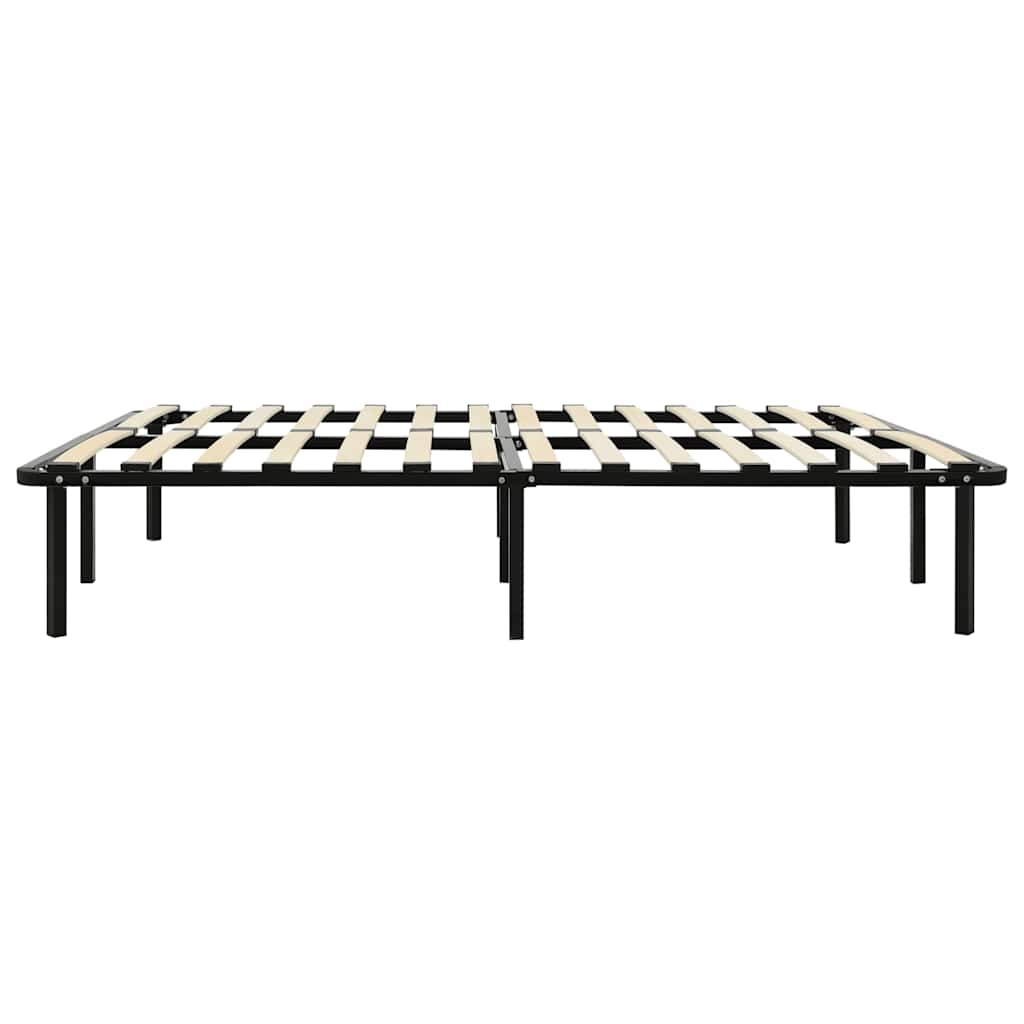 sengestel 160x200 cm metal sort