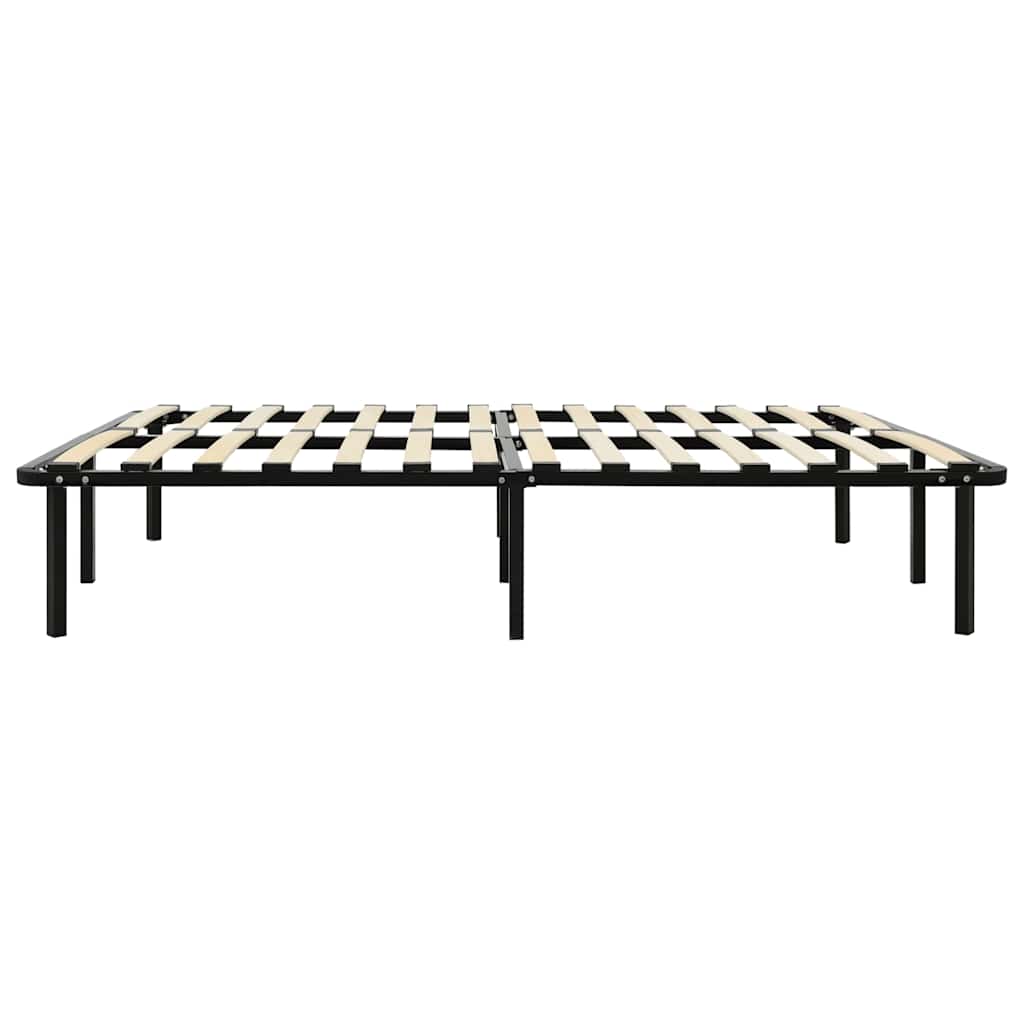 sengestel 160x200 cm metal sort