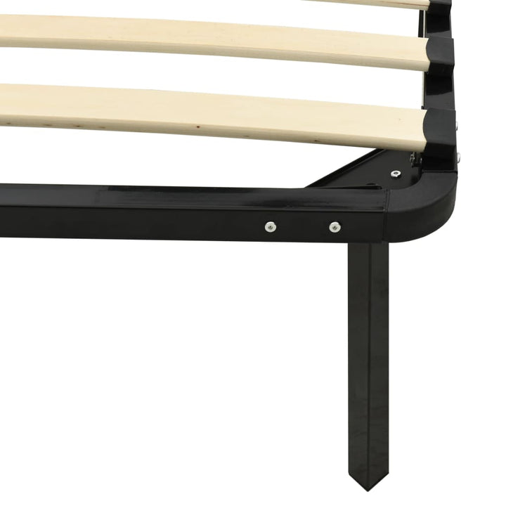 sengestel 180x200 cm metal sort