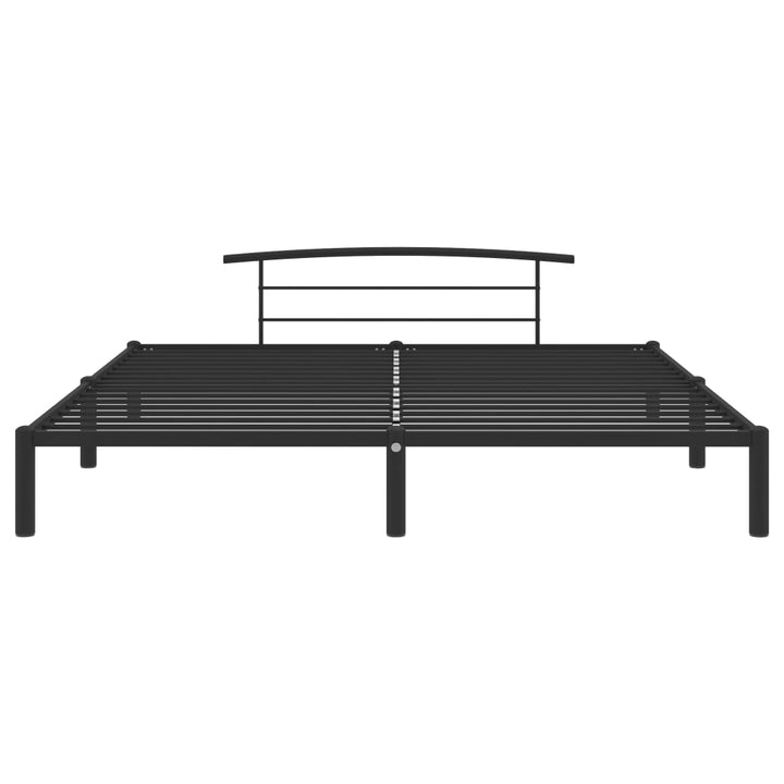 sengestel 200x200 cm metal sort
