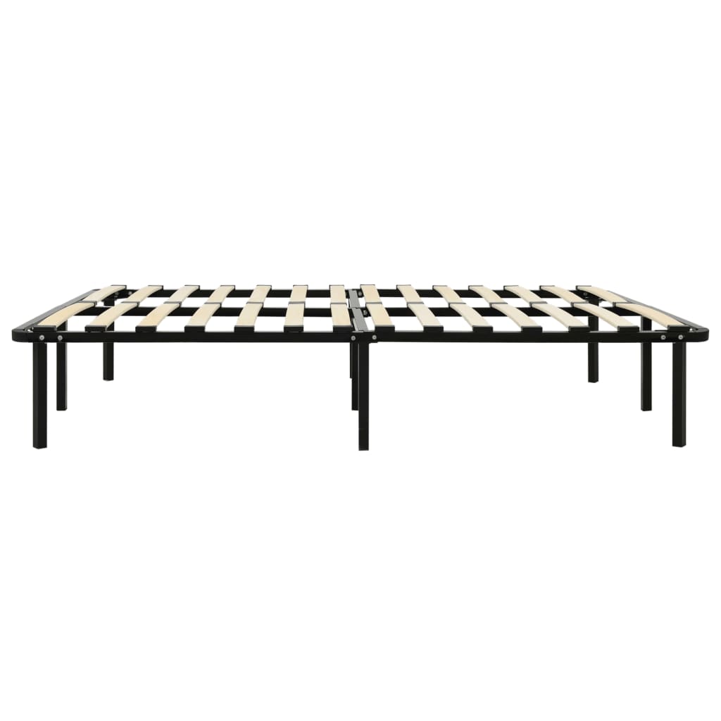 sengestel 200x200 cm metal sort