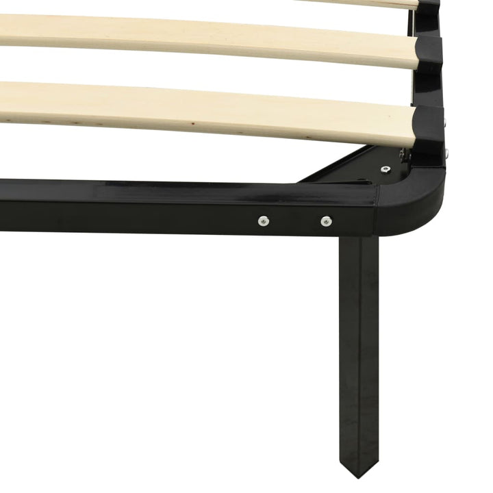 sengestel 200x200 cm metal sort