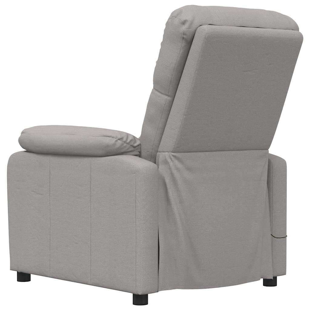 massagestol stof gråbrun