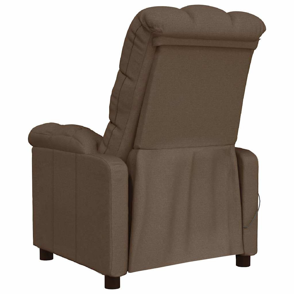 massagestol stof brun