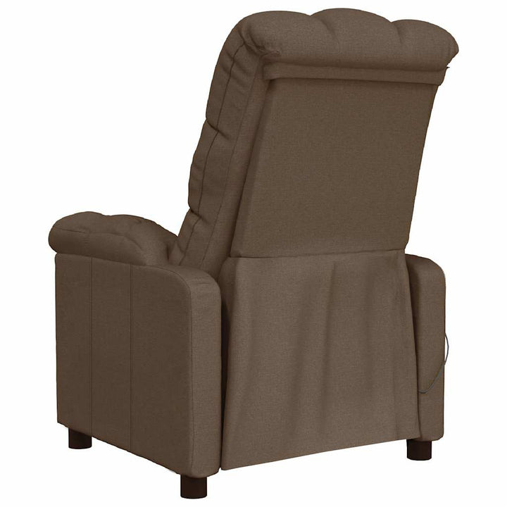 massagestol stof brun