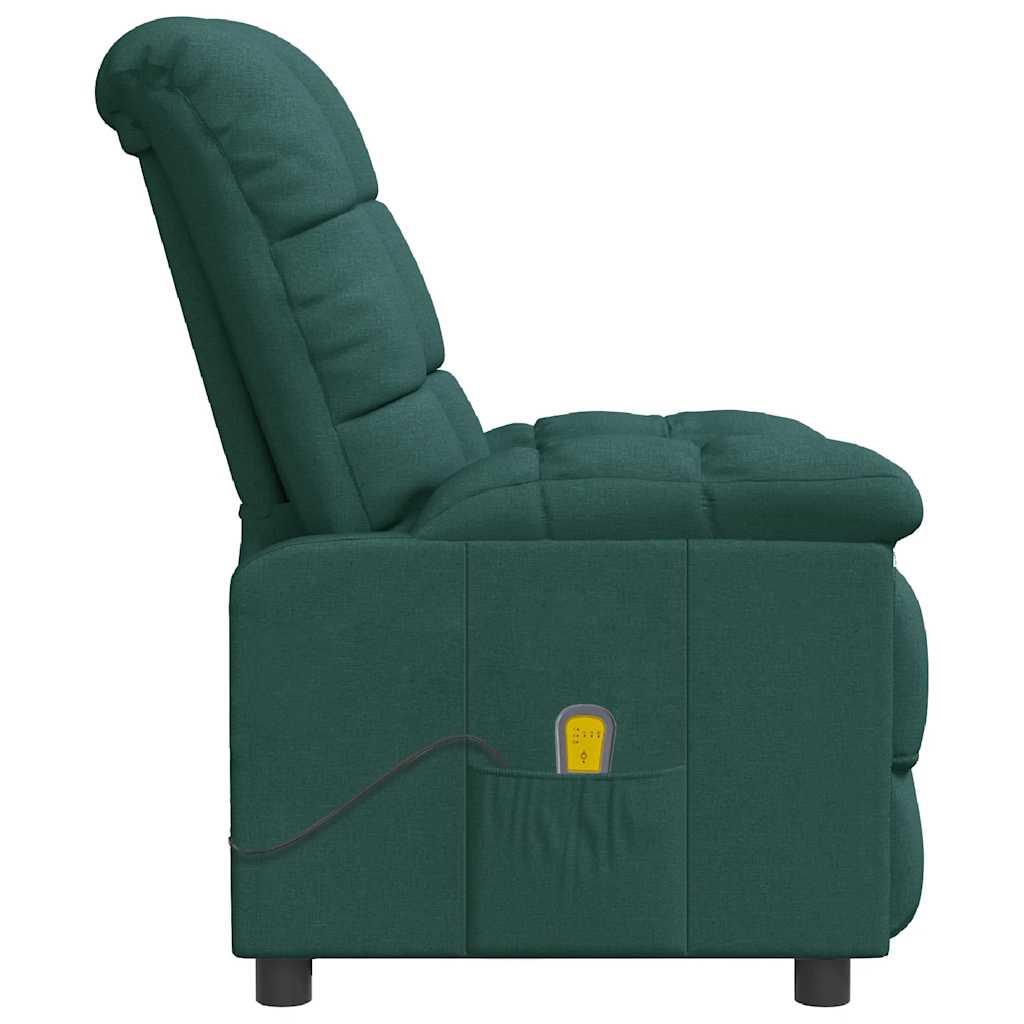 massagestol stof mørkegrøn