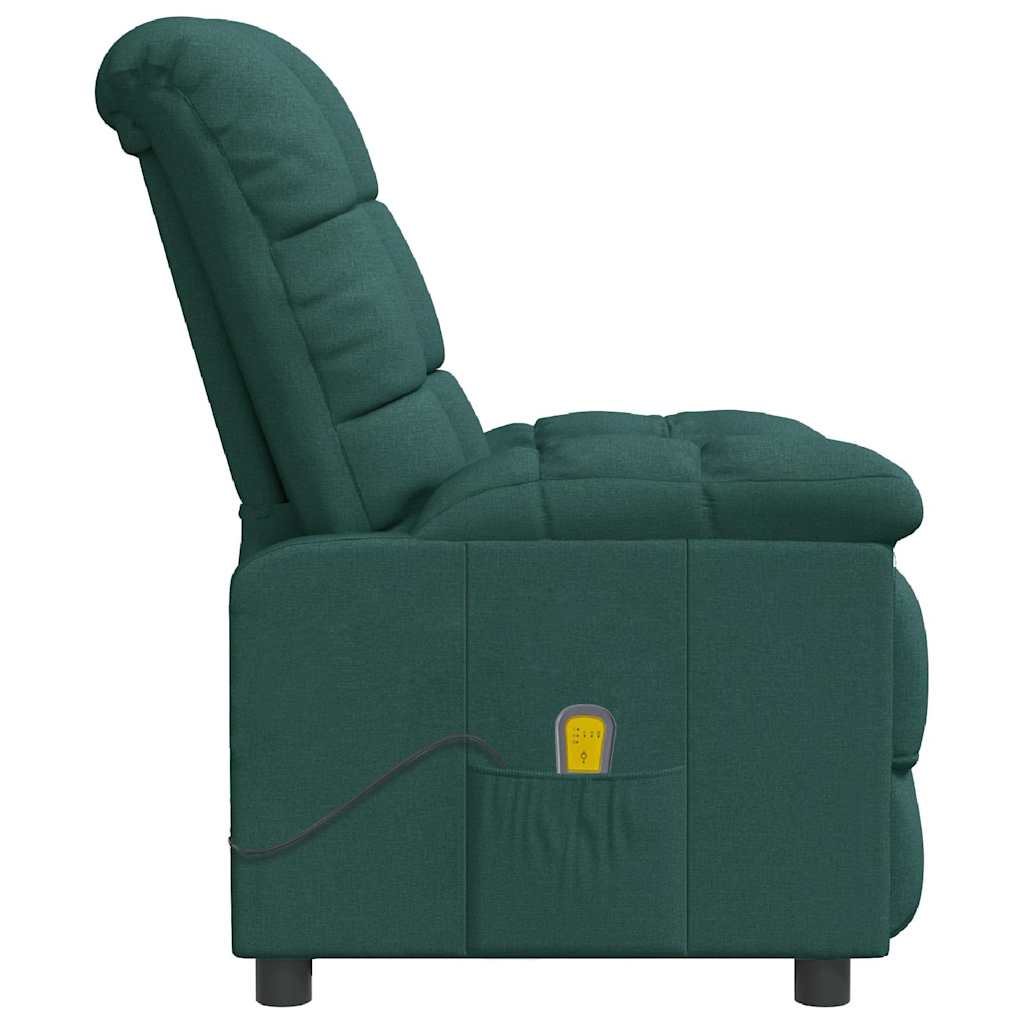 massagestol stof mørkegrøn