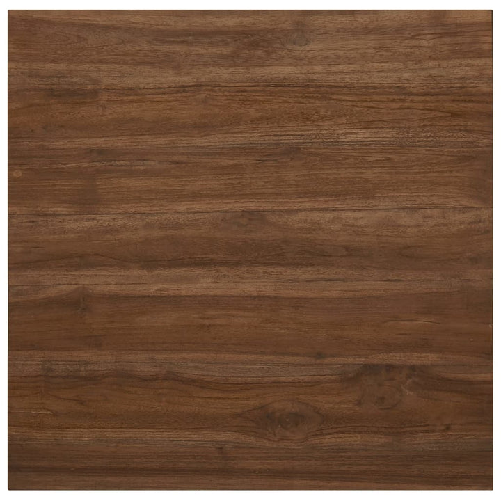 sofabord 68x68x33 cm massivt teaktræ