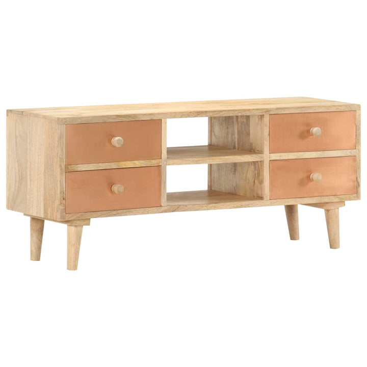 tv-skab 110x30x45 cm massivt mangotræ