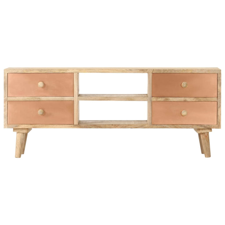 tv-skab 110x30x45 cm massivt mangotræ