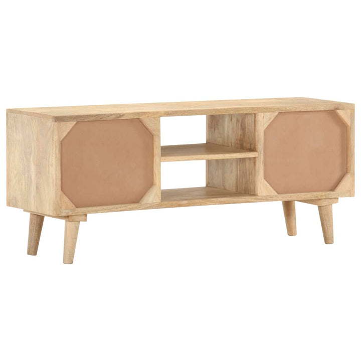 tv-skab 110x30x45 cm massivt mangotræ