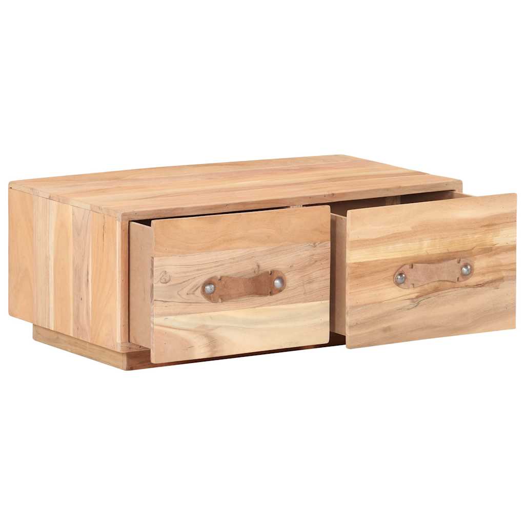 sofabord 90x50x35 cm massivt genbrugstræ