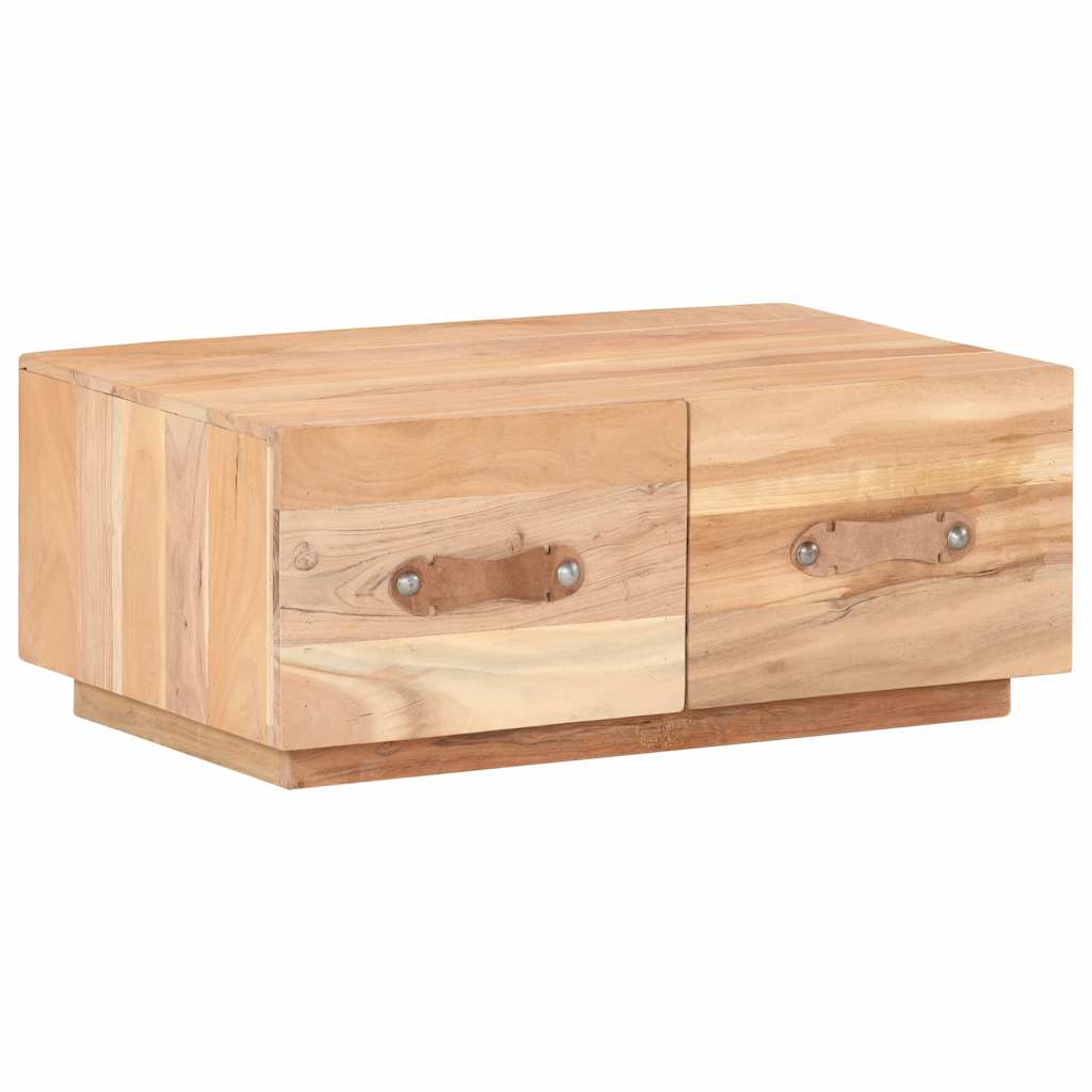 sofabord 90x50x35 cm massivt genbrugstræ