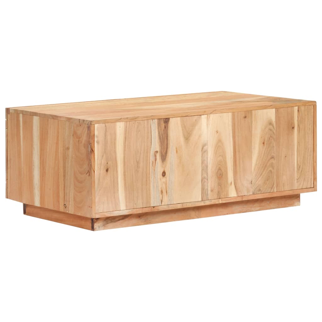 sofabord 90x50x35 cm massivt genbrugstræ