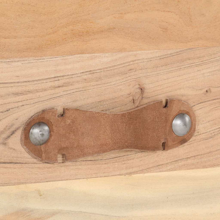 sofabord 90x50x35 cm massivt genbrugstræ