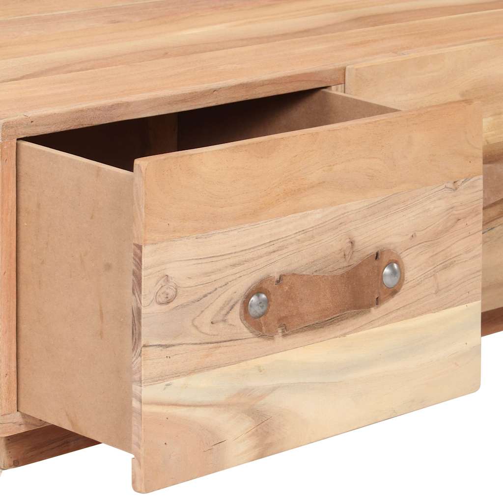 sofabord 90x50x35 cm massivt genbrugstræ