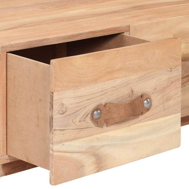 sofabord 90x50x35 cm massivt genbrugstræ