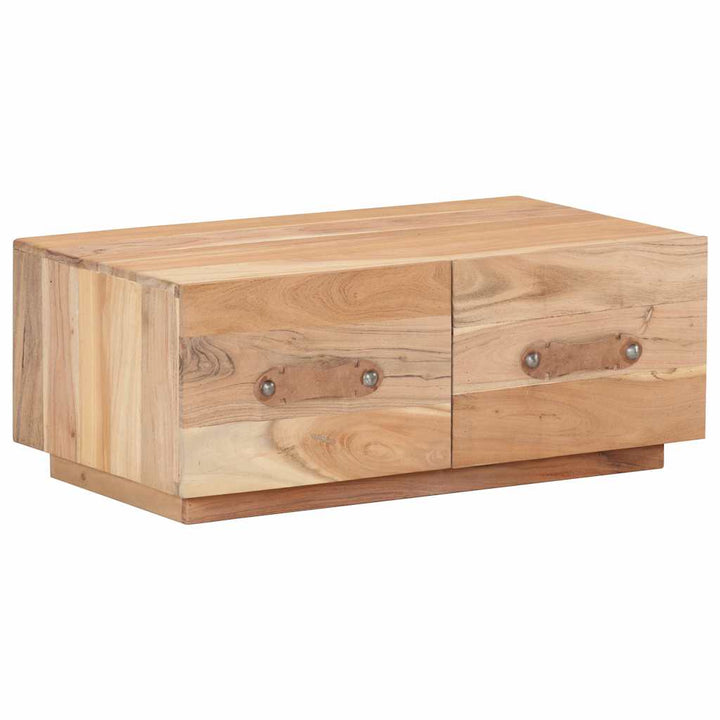 sofabord 90x50x35 cm massivt genbrugstræ