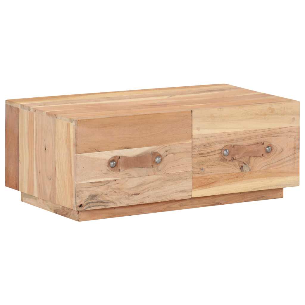 sofabord 90x50x35 cm massivt genbrugstræ