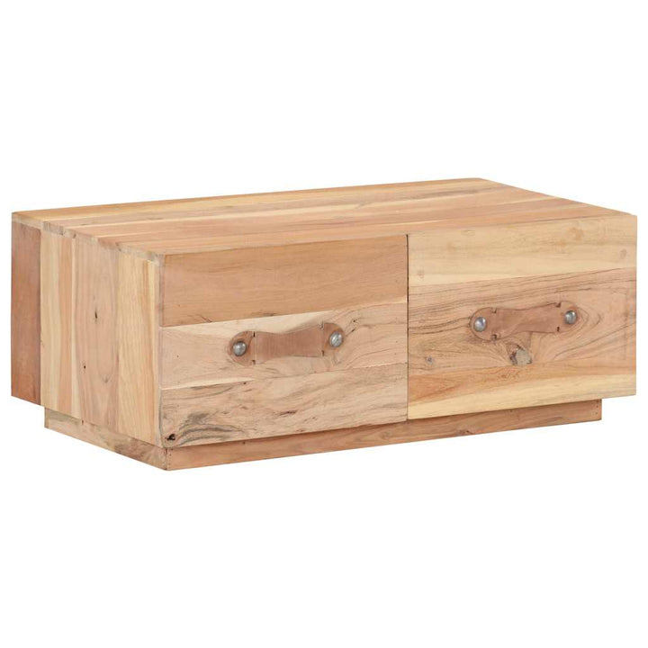 sofabord 90x50x35 cm massivt genbrugstræ