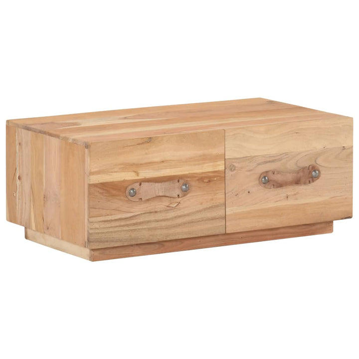 sofabord 90x50x35 cm massivt genbrugstræ