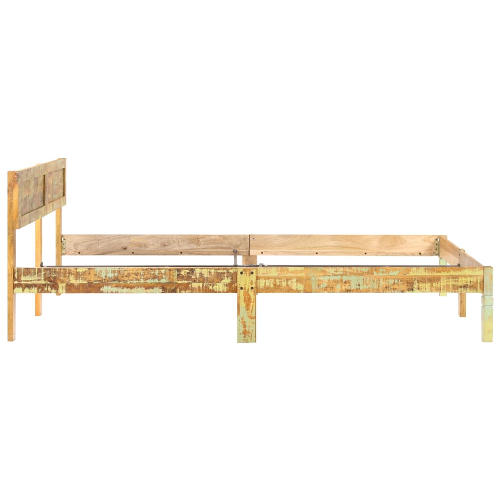 sengestel 200x200 cm massivt genbrugstræ
