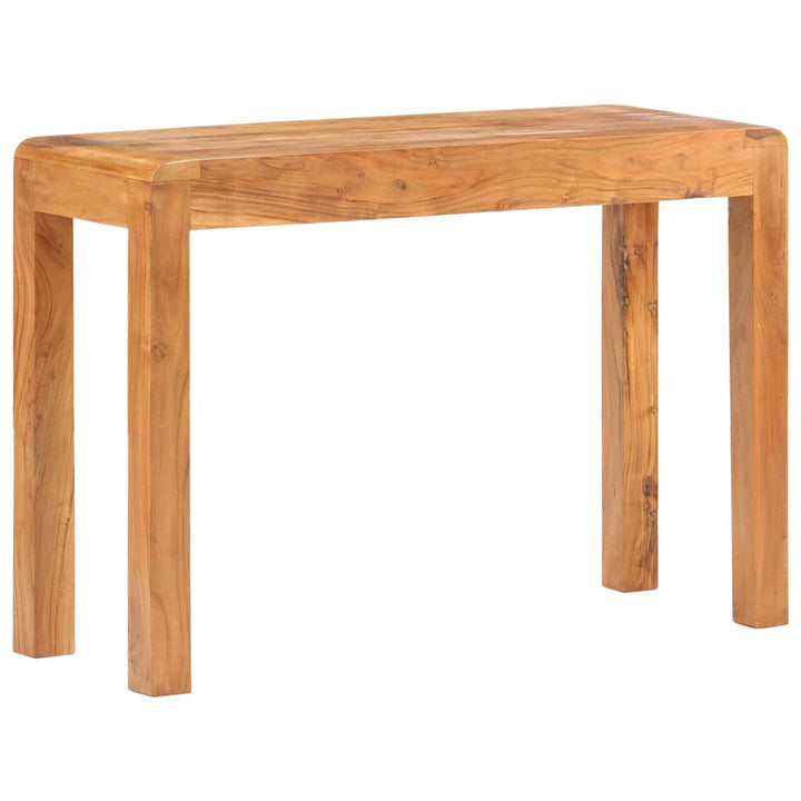 konsolbord 110x40x76 cm massivt akacietræ med honningfinish
