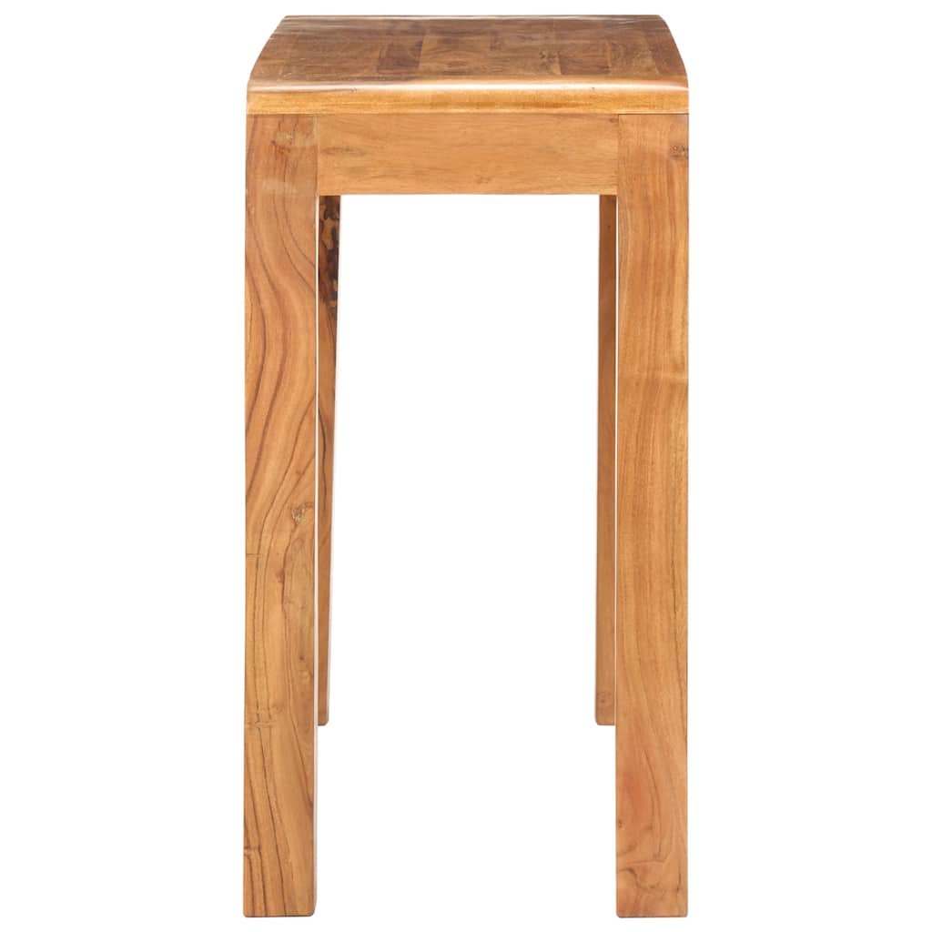 konsolbord 110x40x76 cm massivt akacietræ med honningfinish