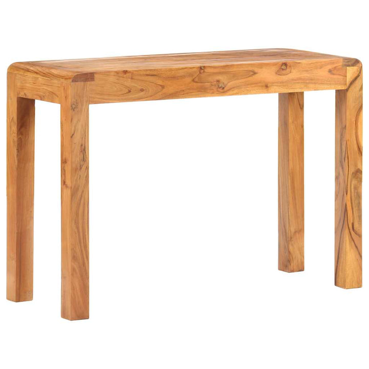 konsolbord 110x40x76 cm massivt akacietræ med honningfinish