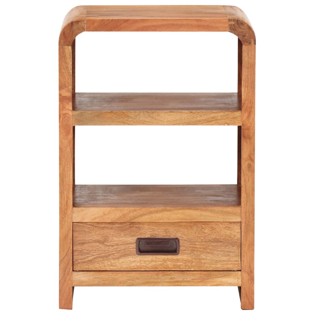 natbord 40x30x60 cm massivt akacietræ med honningfinish