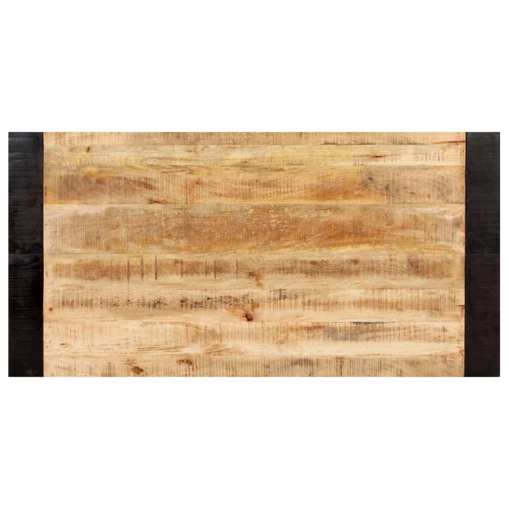 spisebord 140x70x76 cm massivt ru mangotræ