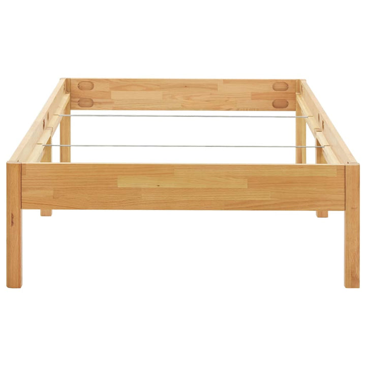 sengestel 90 x 200 cm massivt egetræ