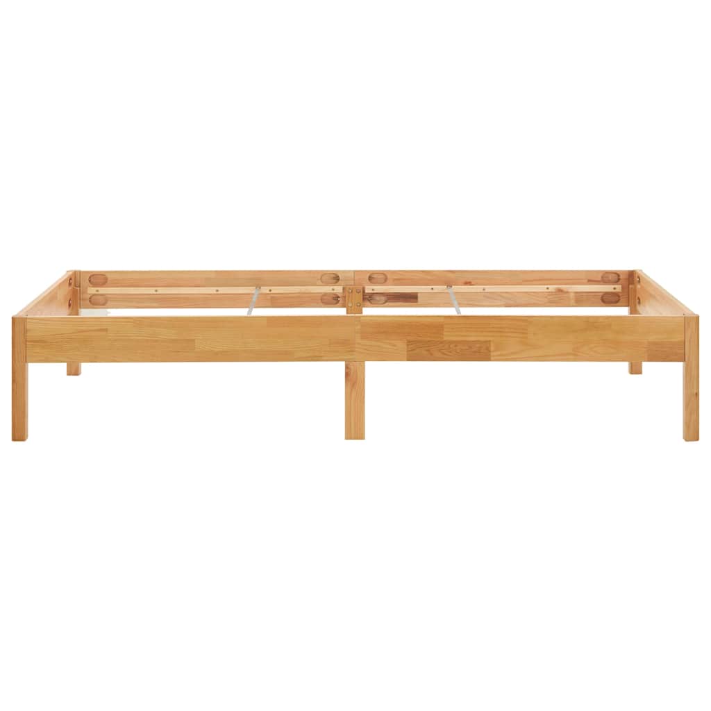 sengestel 90 x 200 cm massivt egetræ