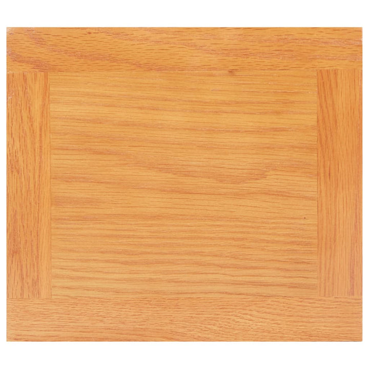 sidebord 27x24x55 cm massivt egetræ