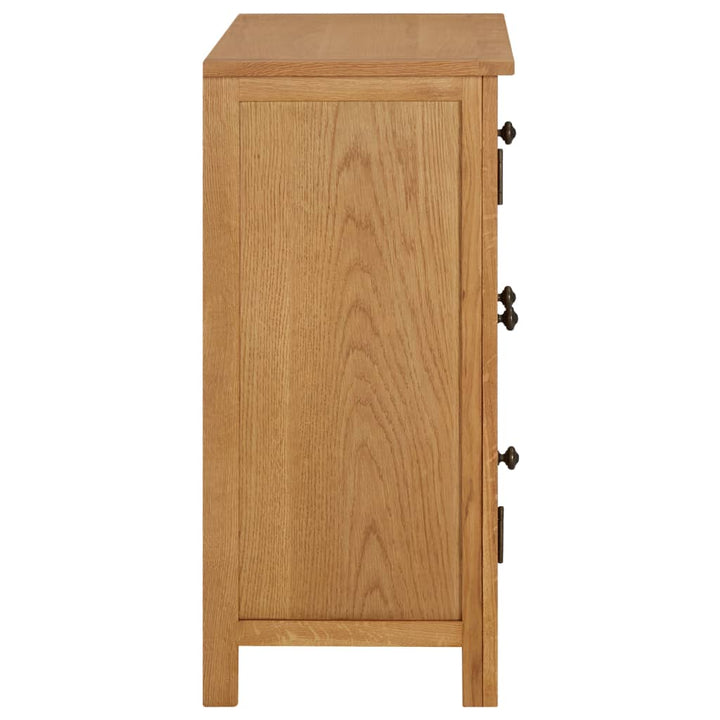 skænk 70x35x75 cm massivt egetræ