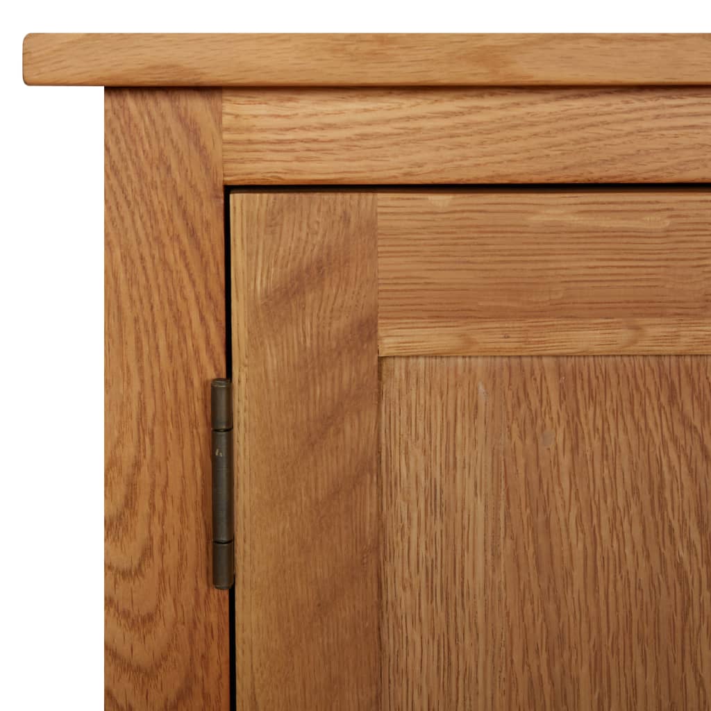 skænk 70x35x75 cm massivt egetræ