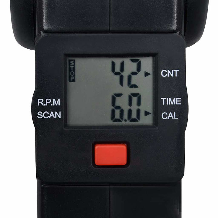 pedaltræner til ben og arme med LCD-skærm