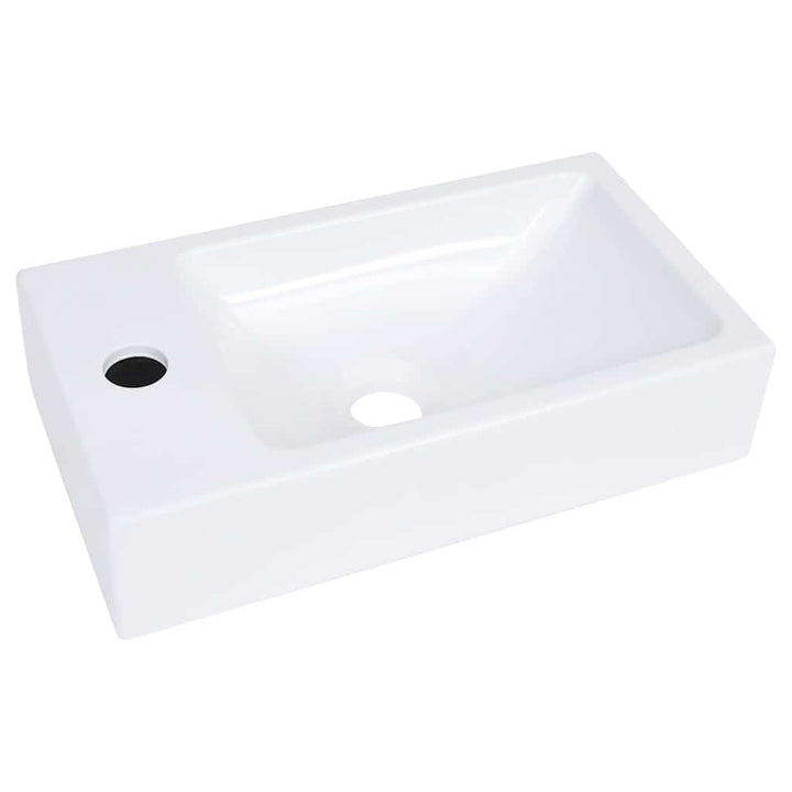 håndvask 400x220x90 mm SMC hvid