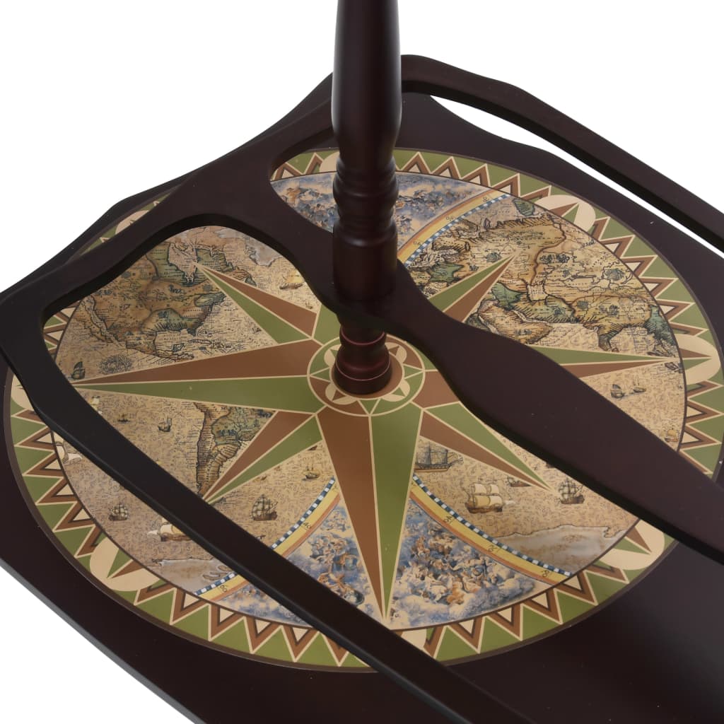 fritstående globusbarskab til vin eukalyptustræ grøn