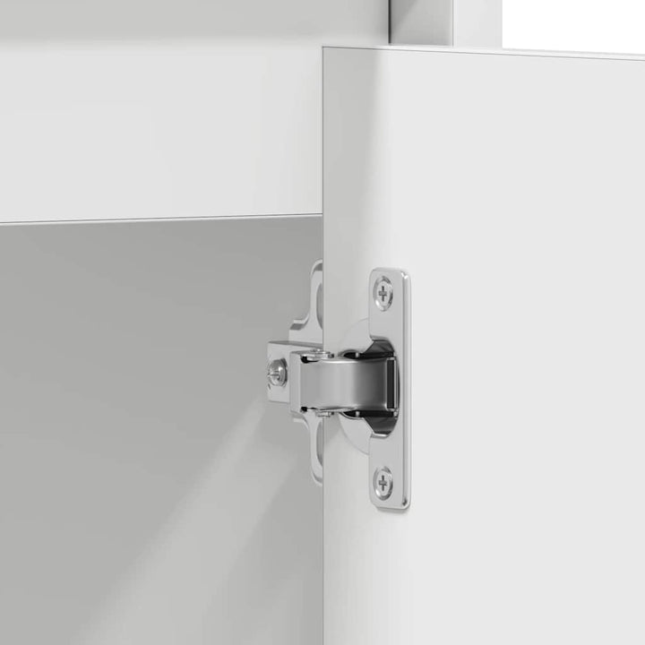 badeværelsesskab 60x33x61 cm konstrueret træ hvid